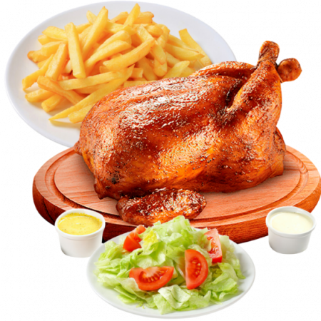 01 POLLO ENTERO - Plato estrella